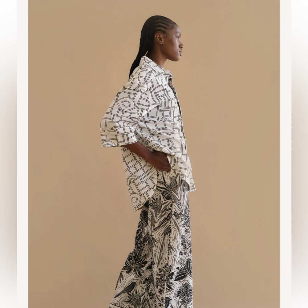 Mille Collines Geometric Kuba Shirt